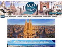 Tablet Screenshot of bcndreamstours.com